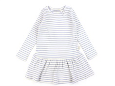 Petit Piao spring blue stribet kjole